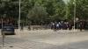 Protesters throw eggs at Albanian lawmakers’ motorcades outside Parliament