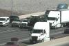 2 hospitalized after 8-vehicle crash on Las Vegas freeway