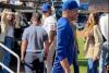 Emma Stone films movie scene with Juan Soto at Citi Field in surreal moment