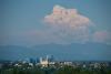About that huge cloud visible from West Seattle looking eastward