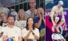 The McCanns cheer on Madeleine's brother Sean as he swims in Commonwealth Games nearly two decades after sister disappeared