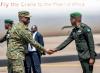 PHOTOS: Gen. Muhoozi in Kigali, set to meet President Kagame