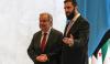 The U.N. chief on a visit to Damascus urges the international community to support Syrian people