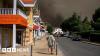 Tourists tell BBC how their holiday turned into race to escape fires