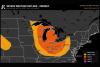 Michigan Ohio And Indiana Face Level 2 Severe Risk Monday As Storms Bring Large Hail And Widespread Damaging Wind Gusts Statewide