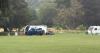 Traveller encampment remains at Moss Bank Park after order to leave