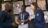Alcide repping Athletes Commission at Glasgow 2026