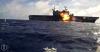 U.S. Navy sinks amphibious assault ship USS Peleliu using kamikaze sea drones