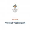 VACANCY: Project Technician