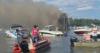 Massive fire destroys popular floating restaurant on Lake Winnipesaukee