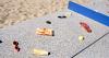 artist-designed ping-pong tables make everyone a beginner at rockaway beach