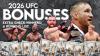 2026 complete list of UFC bonus winners