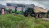 Military personnel deployed to Bawku vehicle crashed STC bus at Nkenkesu
