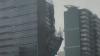 Scaffolding collapses from high-rise building as Typhoon Noul looms over Hong Kong