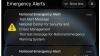 Experimental Warning Messages Sent to Cell Phones in Jordan