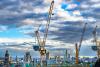 Construction output decline slows in July