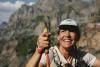 42-year-old woman on track to set a running world record — and beat male rivals — in the Alps