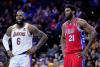 LeBron James will play his first game with the 76ers against champion Knicks on NBA opening night
