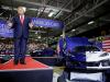 Trump takes economic message to Michigan amid dwindling popularity
