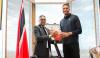 NBA Prospect Malique Lewis Meets Sport Minister