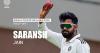 Saransh Jain gets maiden India call up, Jadeja recalled for Sri Lanka Tests