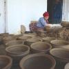 Local women turn volcanic rock into durable cookware