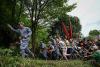 Chinese tourists reenact communist victory