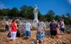 BREAKING: Vandals desecrate Marian statues, torch altar at Medjugorje days before youth festival