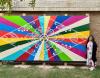 Young Artists Get Opportunity To Paint Murals on City Practice Wall