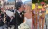 Sealed with a splash! Prince William's cousin Phoebe Knatchbull and her childhood sweetheart tie the knot in Portugal - complete with a pool party, fireworks and live band