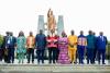 Gabonese President Nguema pays homage to Osagyefo Dr Kwame Nkrumah 