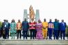Gabonese President Nguema pays homage to Dr Kwame Nkrumah 