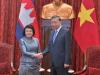 Cambodian NA President Pays a Courtesy Visit to Vietnamese P...
