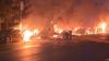 7 cars erupt in flames after utility pole falls in New Jersey