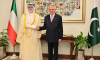 Ishaq Dar, Kuwaiti FM discuss bilateral ties, Middle East situation