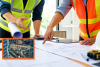 construction workers looking at plan