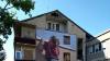 A poetic mural created in Georgia by artist Edoardo Ettorre