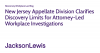 New Jersey Appellate Division Clarifies Discovery Limits for Attorney-Led Workplace Investigations
