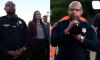 Seattle's under fire police chief dodges question when asked how much time he is spending with wife and kids who live in CHICAGO