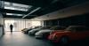 black resin, glass, and steel shape alessandro isola’s automotive sanctuary in italy