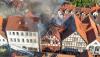 Fire engulfs five historic homes in German town of Lauterbach