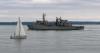 Greece's largest auxiliary warship spotted off the Isle of Wight