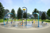Construction underway on new splashpad at Germain Park