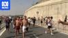 Migrants from Morocco pour into Spanish border territory
