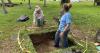 Archaeology field school at Plaza de España makes headway, excited about the possibilities