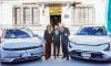Hyundai, Kia Donate Patrol EVs to Chile's 'Korea Street'