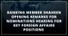 Ranking Member Shaheen Opening Remarks for Nominations Hearing for Key Foreign Affairs Positions