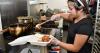 Filipino restaurant downtown serving customers