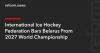 International Ice Hockey Federation Bars Belarus From 2027 World Championship