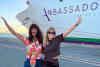 Kate and Jenny bring celebrity sparkle to our cruise with Ambassador